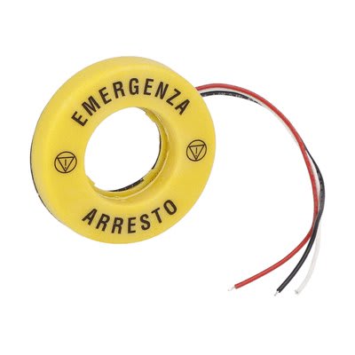 LOVATO ELECTRIC - Ø60mm disque d'éclairage de secours xbouton coup de poing Ø22mm, 220?240VAC