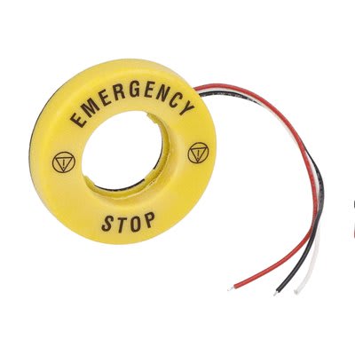 LOVATO ELECTRIC - Ø60mm disque d'éclairage de secours xbouton coup de poing Ø22mm, 220?240VAC
