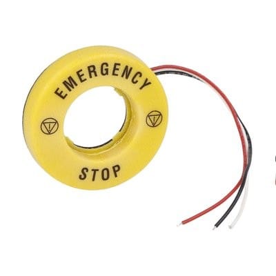 LOVATO ELECTRIC - Ø60mm disque d'éclairage de secours xbouton coup de poing Ø22mm, 110?120VAC