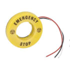 LOVATO ELECTRIC - Ø60mm disque d'éclairage de secours xbouton coup de poing Ø22mm, 110?120VAC