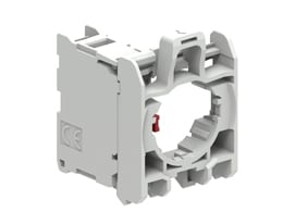 LOVATO ELECTRIC - ÉLÉMENT DE CONTACT NC A VIS Ø22mm PLAT. CHRO. PLASTIC AVEC ADAPTATEUR DE Mont