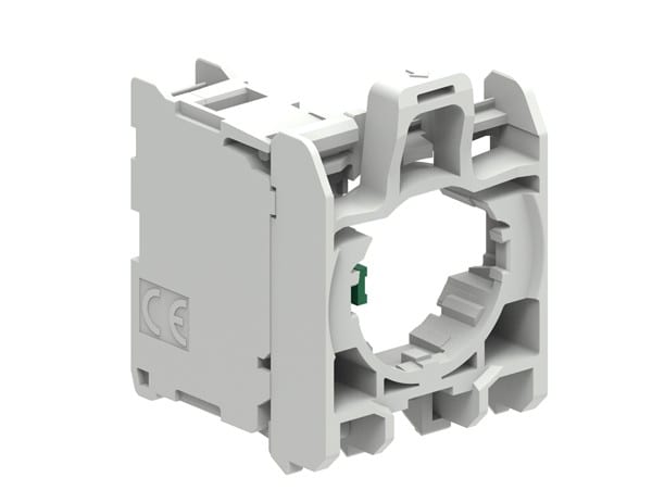 LOVATO ELECTRIC - ÉLÉMENT DE CONTACT NO A VIS Ø22mm PLAT. CHRO. PLASTIC AVEC ADAPTATEUR DE Mont