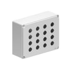 LOVATO ELECTRIC - Boîtiers en métal GRIS à trous Ø22mm pour 16 têtes (4x4)