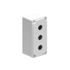 LOVATO ELECTRIC - Boîtiers en métal GRIS à trous Ø22mm pour 3 têtes