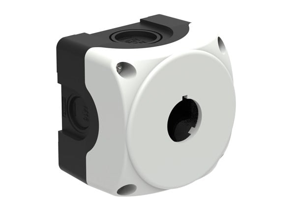LOVATO ELECTRIC - Boîtiers en plastique GRIS Série Platinum vide pour 1 bouton Ø22mm