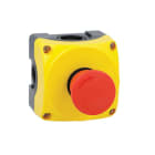LOVATO ELECTRIC - Boite a bouton jaune LPZP1A5 complete + coup-de-poing à déclenchement rapideC