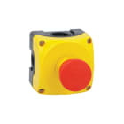 LOVATO ELECTRIC - Boite a bouton jaune LPZP1A5 complete + coup-de-poing tirer