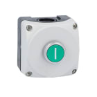 LOVATO ELECTRIC - Boite a bouton grise LPZP1A8 compl + bouton-poussoir vert