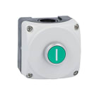 LOVATO ELECTRIC - Boite a bouton grise LPZP1A8 compl + bouton-poussoir vert