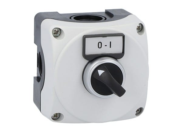 LOVATO ELECTRIC - Boite a bouton grise LPZP1A8 complete