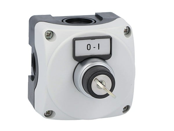 LOVATO ELECTRIC - Boite a bouton grise LPZP1A8 complete