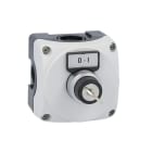 LOVATO ELECTRIC - Boite a bouton grise LPZP1A8 complete + commutateur à clé LPCS320