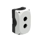 LOVATO ELECTRIC - Boîtiers en plastique GRIS Série Platinum vide pour 2 boutons Ø22mm