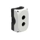 LOVATO ELECTRIC - Boîtiers en plastique GRIS Série Platinum vide pour 2 boutons Ø22mm