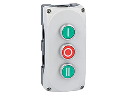 LOVATO ELECTRIC - Boite a bouton grise LPZP3A8 complete