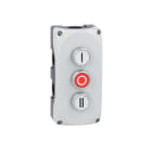 LOVATO ELECTRIC - Boite a bouton grise LPZP3A8 complete