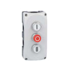 LOVATO ELECTRIC - Boite a bouton grise LPZP3A8 complete
