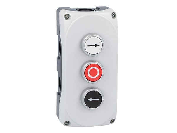 LOVATO ELECTRIC - Boite a bouton grise LPZP3A8 complete