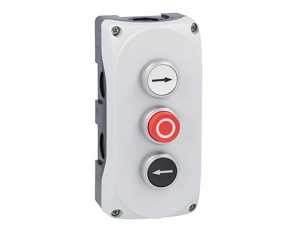 LOVATO ELECTRIC - Boite a bouton grise LPZP3A8 complete