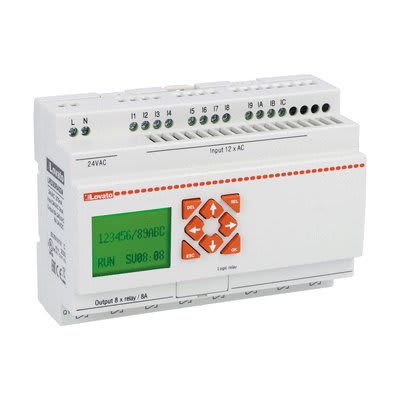 LOVATO ELECTRIC - Micro PLC, modules de base, 24VAC 12/8 à relais
