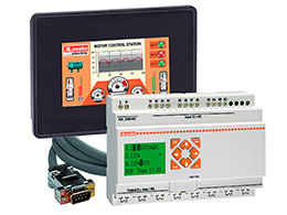 LOVATO ELECTRIC - KIT Micro PLC + display, composé de 1x LRD20RD024P1 + LRHA07 + câbles