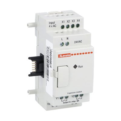 LOVATO ELECTRIC - Micro PLC, modules d`extension 24VAC 4/4 à relais