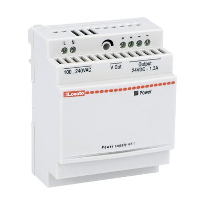 LOVATO ELECTRIC - Micro PLC, alimentateur 100-240VAC + 24VDC 1.3A