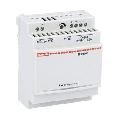 LOVATO ELECTRIC - Micro PLC, alimentateur 100-240VAC + 24VDC 1.3A