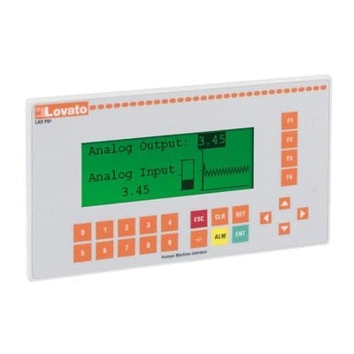 LOVATO ELECTRIC - Micro PLC, panneau d`interface 24VDc RS232,RS485 (Modbus-RTU Master)