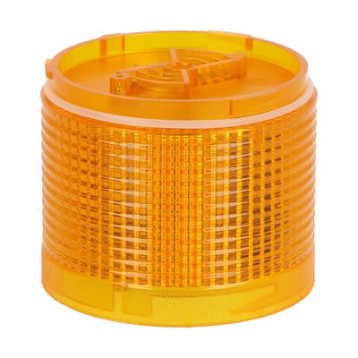 LOVATO ELECTRIC - MODULE CLIGNOTANT OU FIXE Ø70mm. À LED INTÉGRÉE, ORANGE