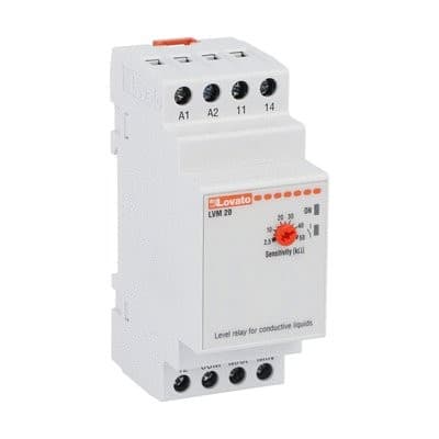 LOVATO ELECTRIC - Rel. de contrôle de niveau mod, fonction de vidange 1 contact inverseur, 24VAC