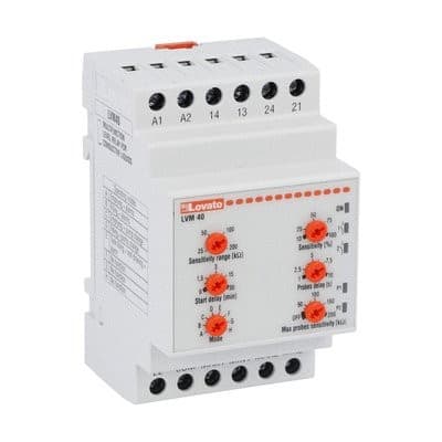 LOVATO ELECTRIC - Relais de contrôle de niveau modular, multifonction 1+1NO 380-415VAC