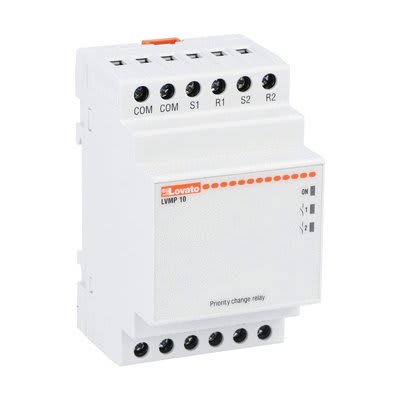 LOVATO ELECTRIC - Rel. invers. de priorité modul. 24VAC 2NO