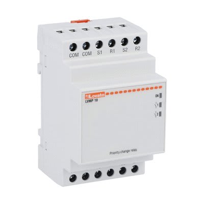 LOVATO ELECTRIC - Rel. invers. de priorité modul. 110-127VAC 2NO