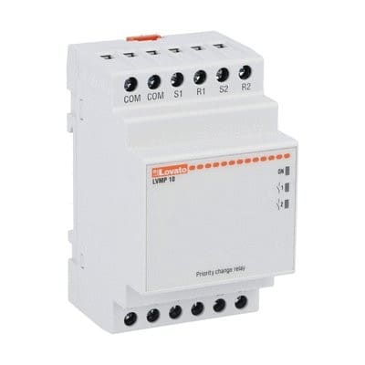 LOVATO ELECTRIC - Rel. invers. de priorité modul. 220-240VAC 2NO