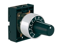LOVATO ELECTRIC - Porte-potentiomètres à échelle graduée Ø22mm BLANC