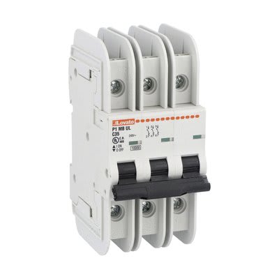 LOVATO ELECTRIC - DISJONCTEUR MODULAIRE magnetotermique 3P C63 240V 10kA UL489