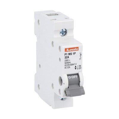 LOVATO ELECTRIC - Interrupteur sectionneur modulaire - 1P 125A