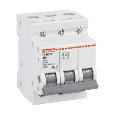 LOVATO ELECTRIC - Interrupteur sectionneur modulaire - 3P 63A