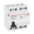 LOVATO ELECTRIC - Interrupteur différentiel, 4 modules, 4P - type AC, 25A, 30mA