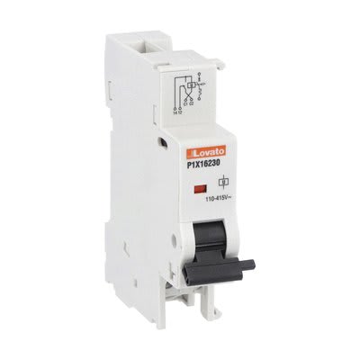 LOVATO ELECTRIC - Blocs additifs, disjon. miniat magnetoterm.,déclen. à émiss. 12?24V 50/60Hz DC