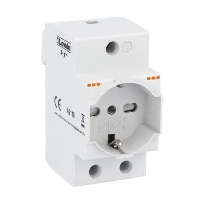 LOVATO ELECTRIC - Prise modulaire Schuko 16A L+N+PE