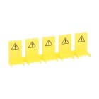 LOVATO ELECTRIC - Jeue de 5 caches isolants pour ternaisons de barres non utilisées
