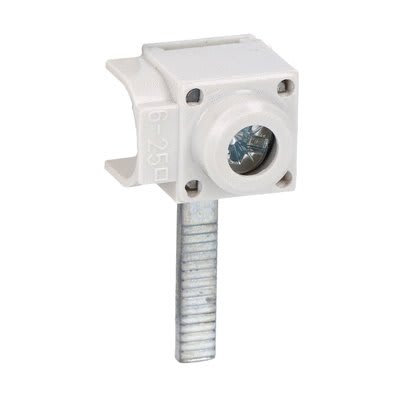 LOVATO ELECTRIC - Borne unipoaire xe des barres, conducteur 25mm2 max. entrée câable à gouche