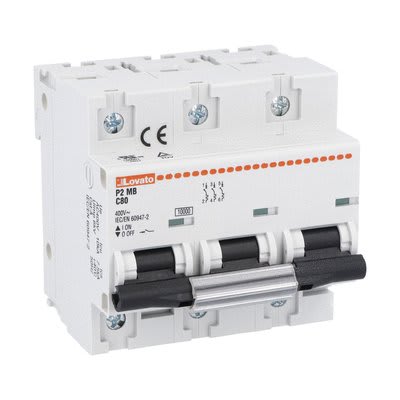 LOVATO ELECTRIC - DISJONCTEUR MODULAIRE magnetotermique 3P C 125A 10kA
