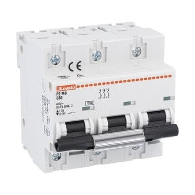 LOVATO ELECTRIC - DISJONCTEUR MODULAIRE magnetotermique 3P C 125A 10kA