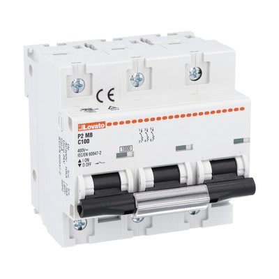 LOVATO ELECTRIC - DISJONCTEUR MODULAIRE magnetotermique 3P C 100A 10kA