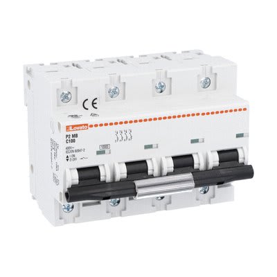 LOVATO ELECTRIC - DISJONCTEUR MODULAIRE magnetotermique 4P C 100A 10kA