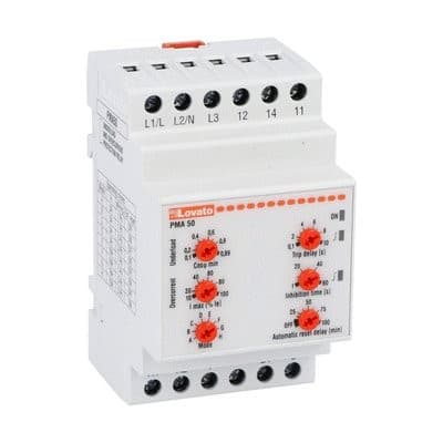 LOVATO ELECTRIC - Relais de protection des pompes contre la marche a sec, 1L+3L 5-16A 380-415VAC