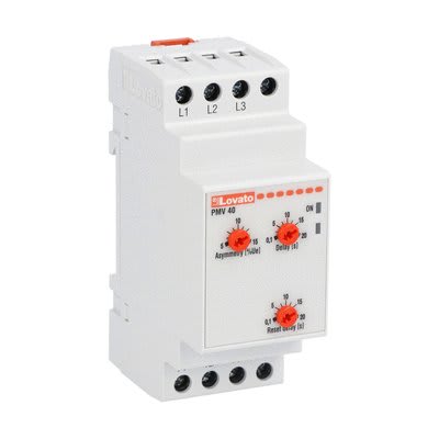 LOVATO ELECTRIC - Rel. de mesure/contrôle de tension,décle.ret. 3L asym. absence/ordre, 600VAC